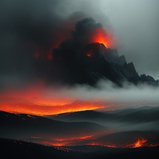 Chaotic World in Hyper-Realistic Cinematic Style