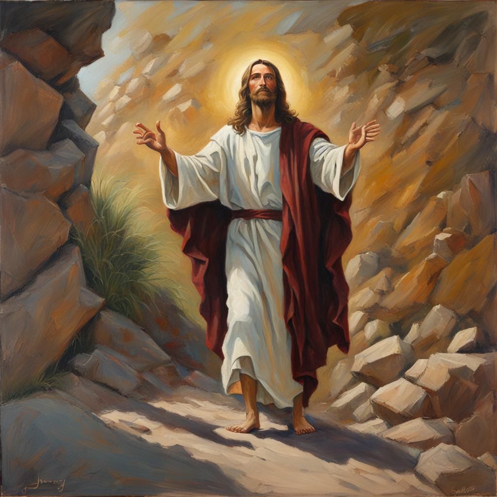 Jesus Christ Oil Painting Portrait