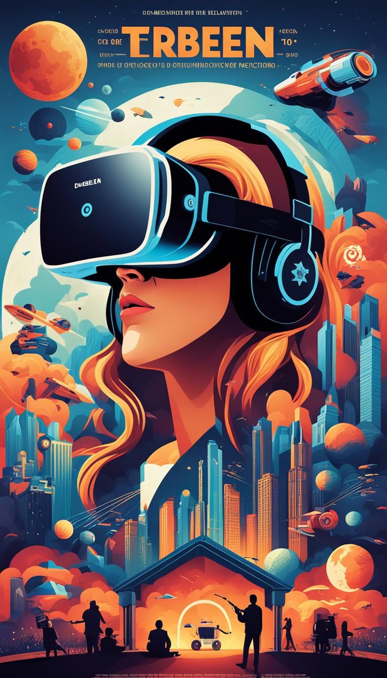 Innovative Therapy Movie Poster: VR and Animal Therapy