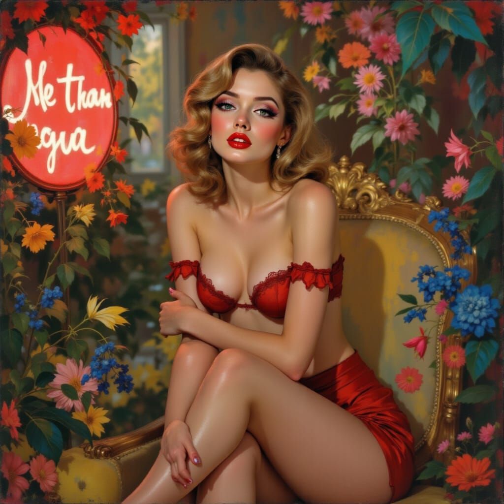 Classic Pin-Up Photography with Hypervibe Lora