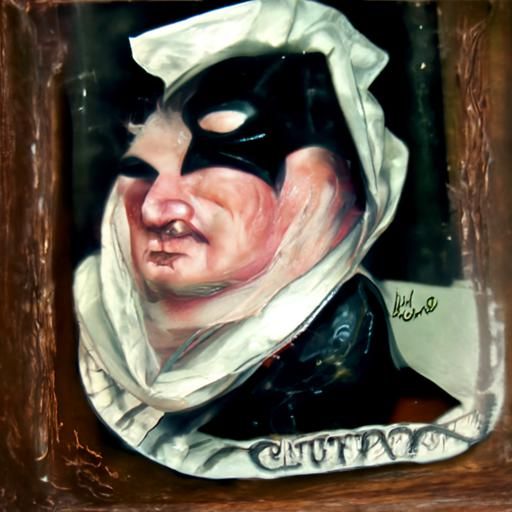 Antique Portrait of a Batman Cultist