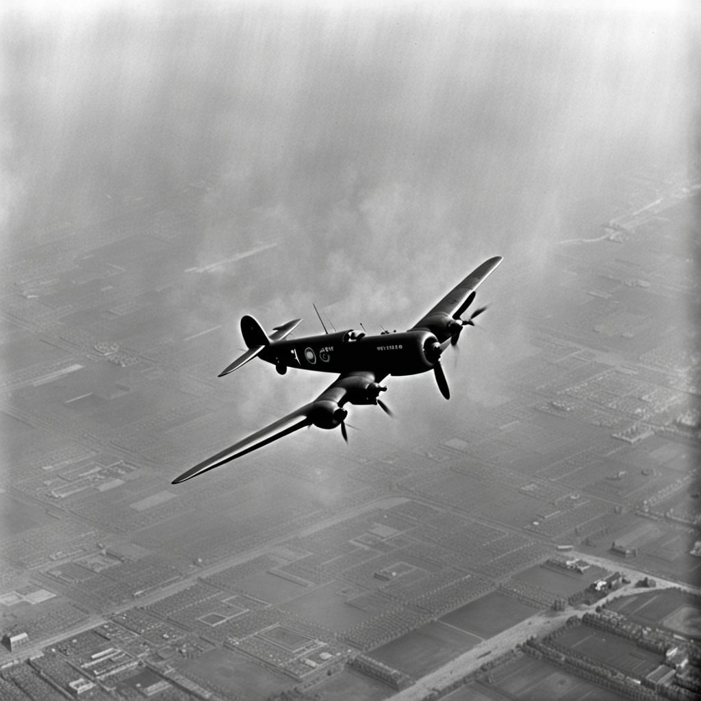 Chromostereoscopic Warplane Image