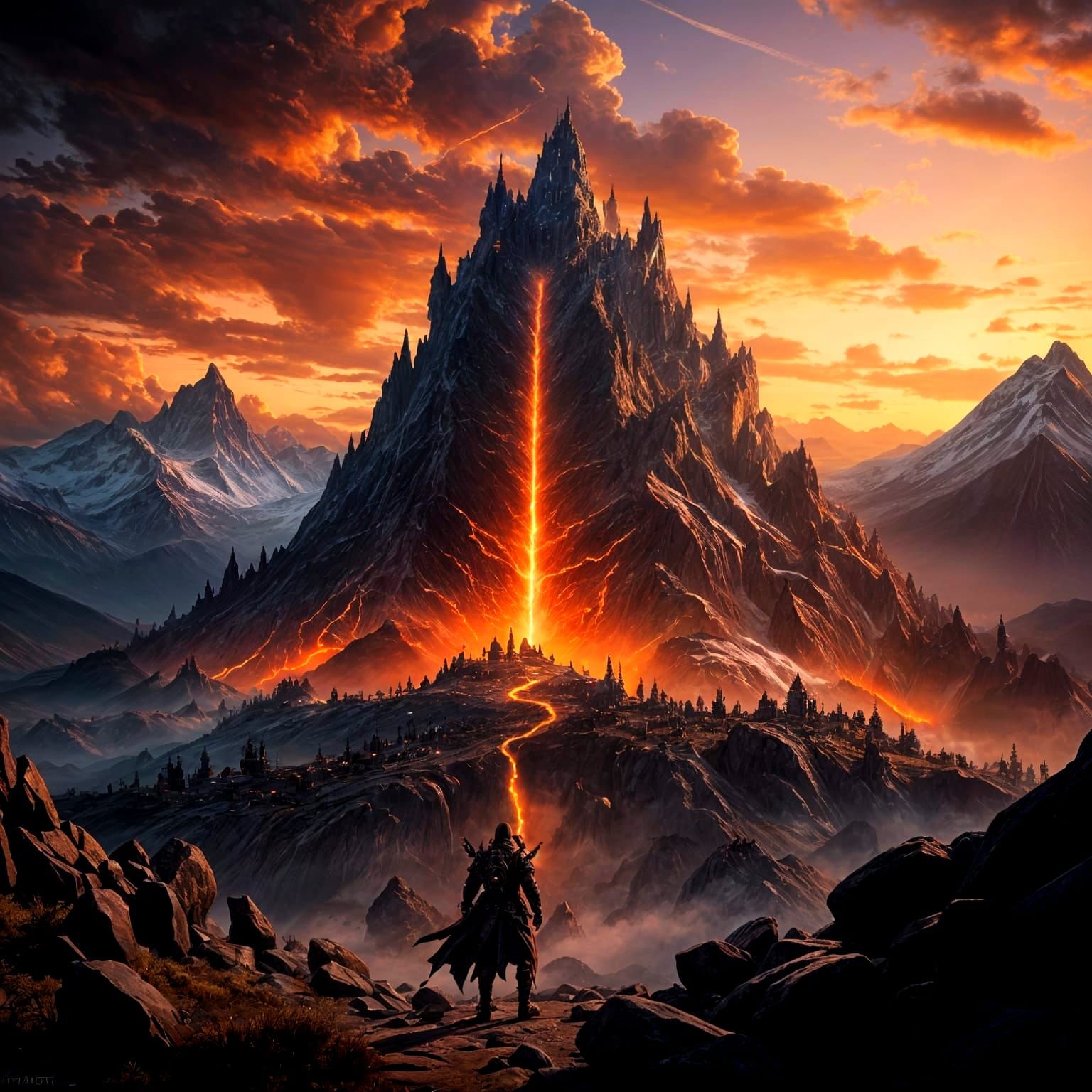 Light Versus Shadow: Detailed Matte Painting