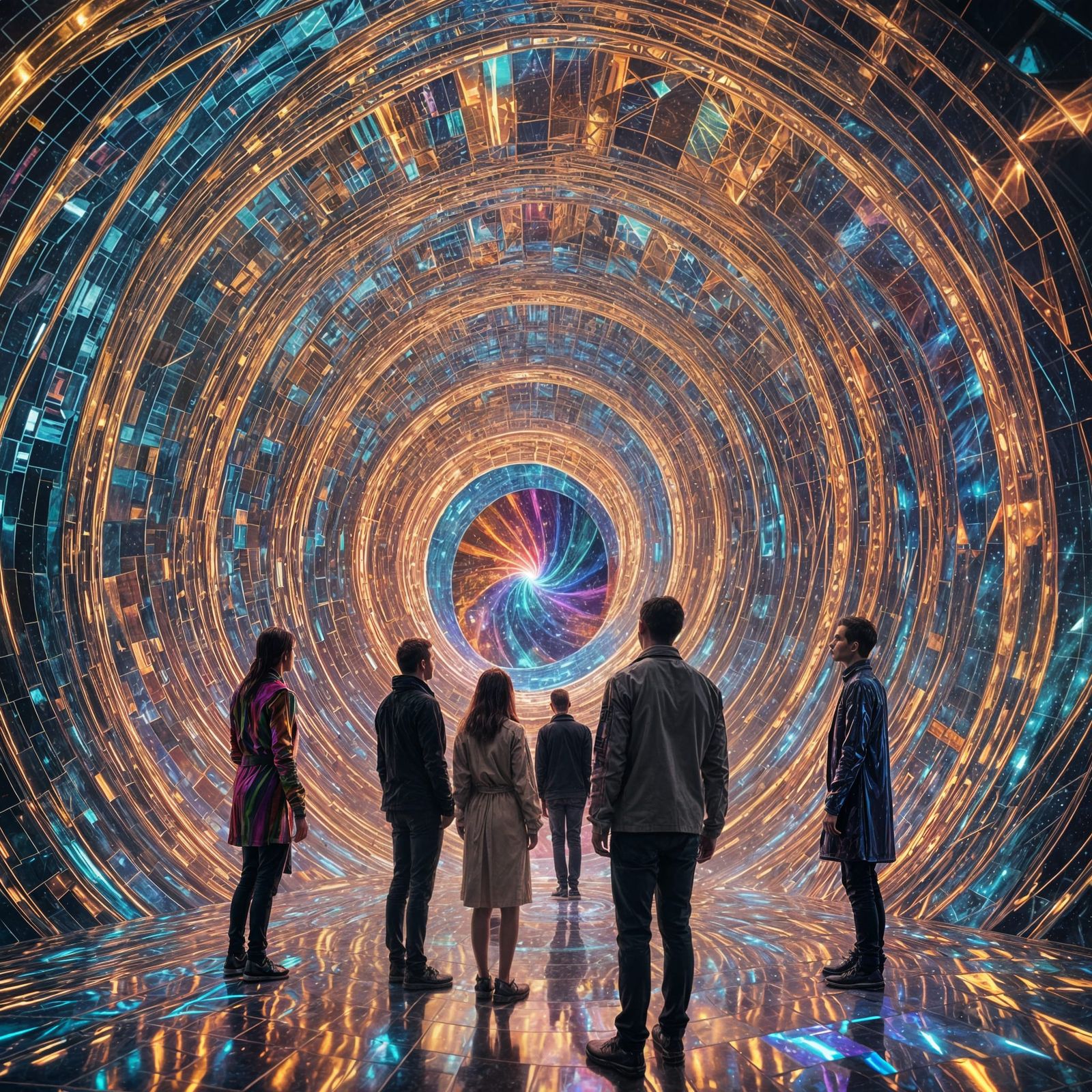 Holographic Cloth Portal to Another Dimension