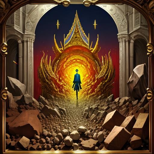 Surreal Jewelry Composition in Photorealistic Style