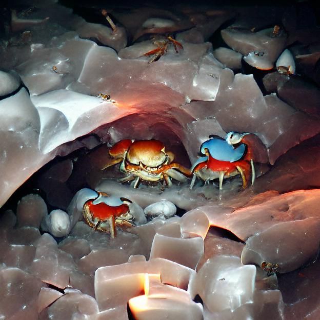 Crabs in an Ice Cave