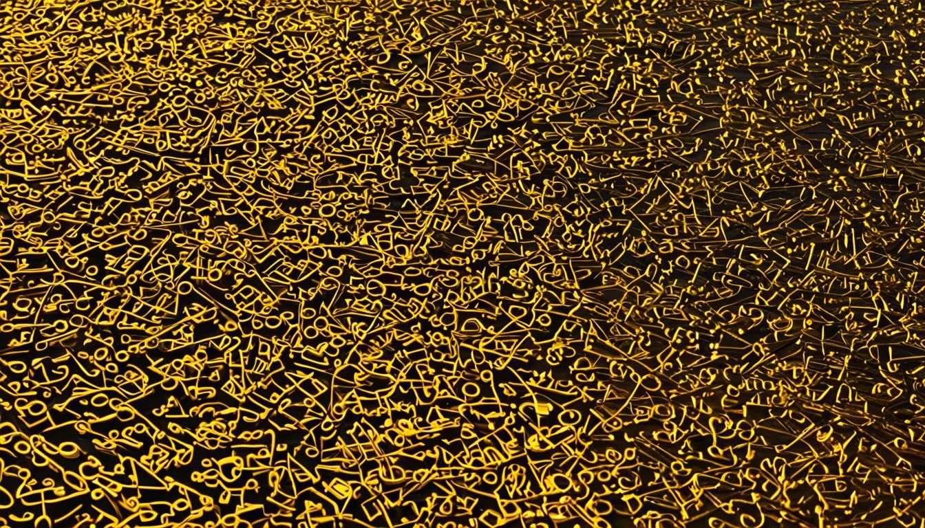 Abstract Scene in Complementary Colors, Golden Hour