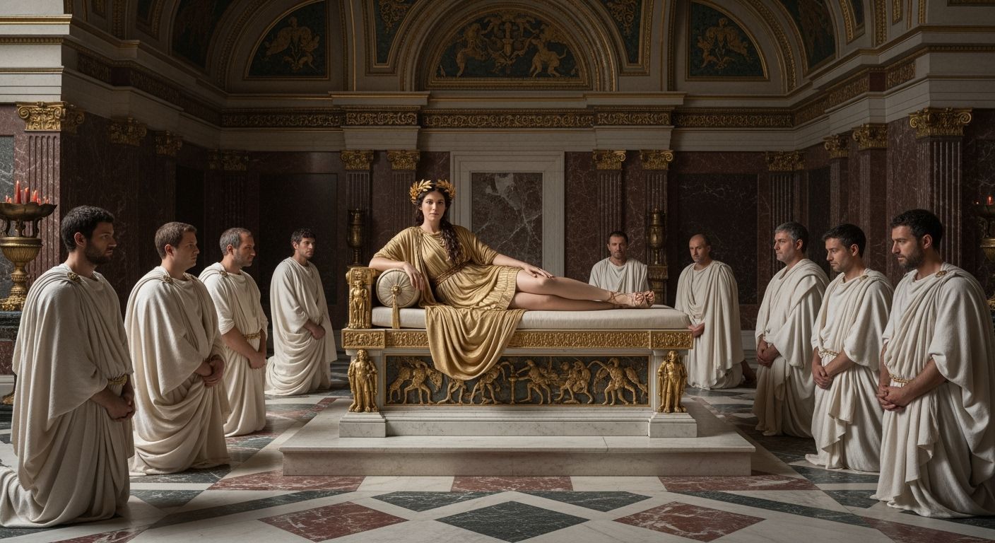 Empress Messalina in Lavish Ancient Rome Palace