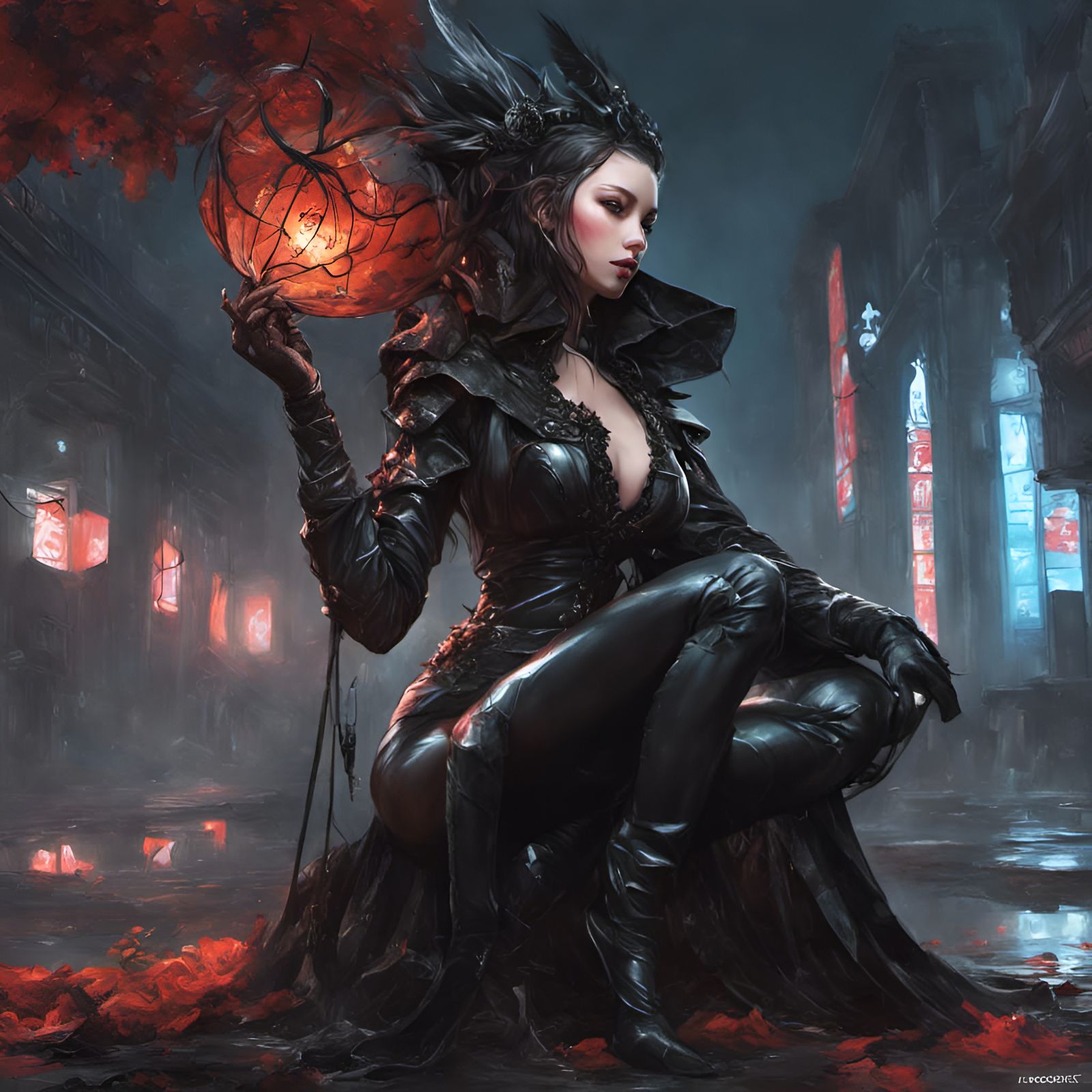 Bound Fairy in Latex: Digital Fantasy Art