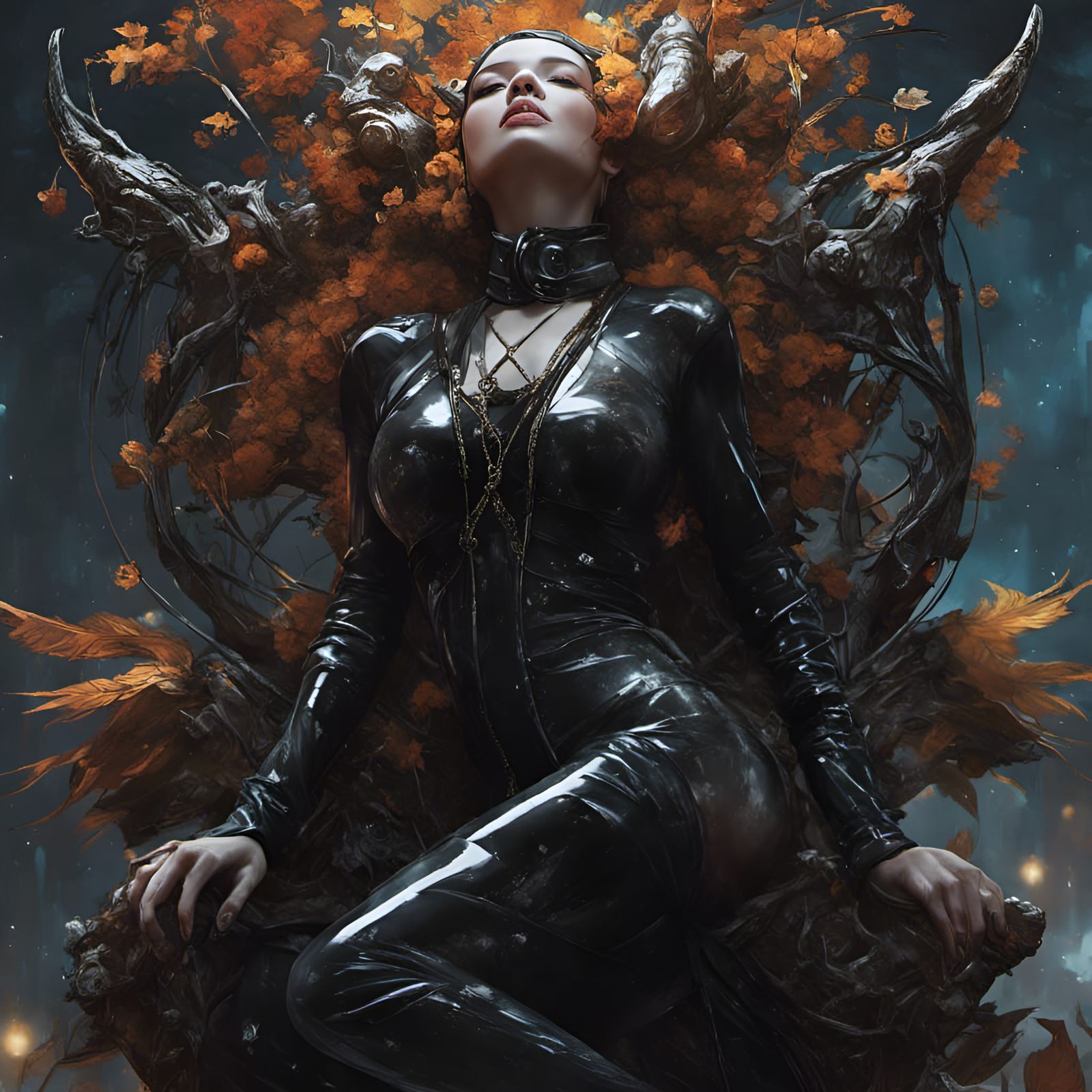 Faerie in Latex: Intricate Fantasy Art