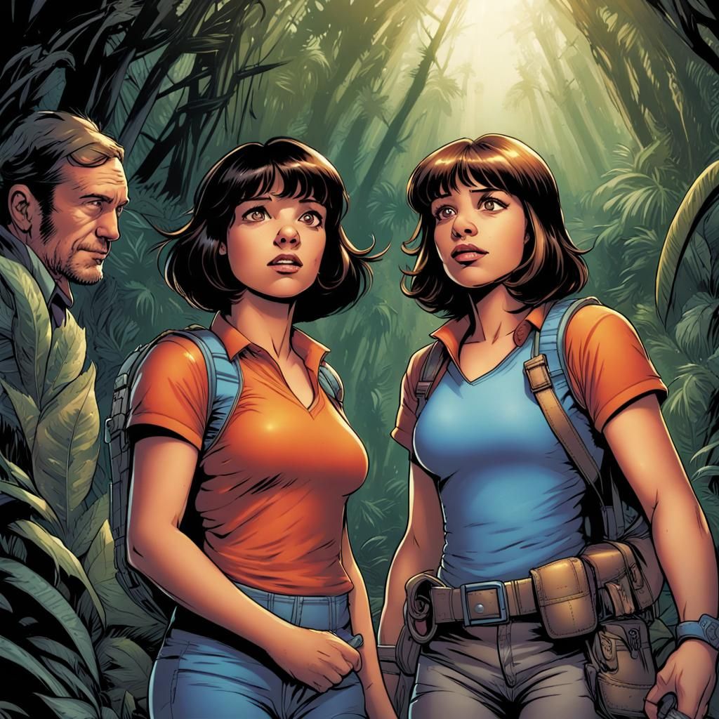 Comic Book Art: Dora's Interrogation