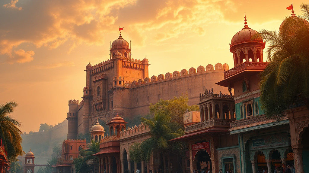 Aligarh: Modern Meets History in Hyperrealistic Mystical Glo...