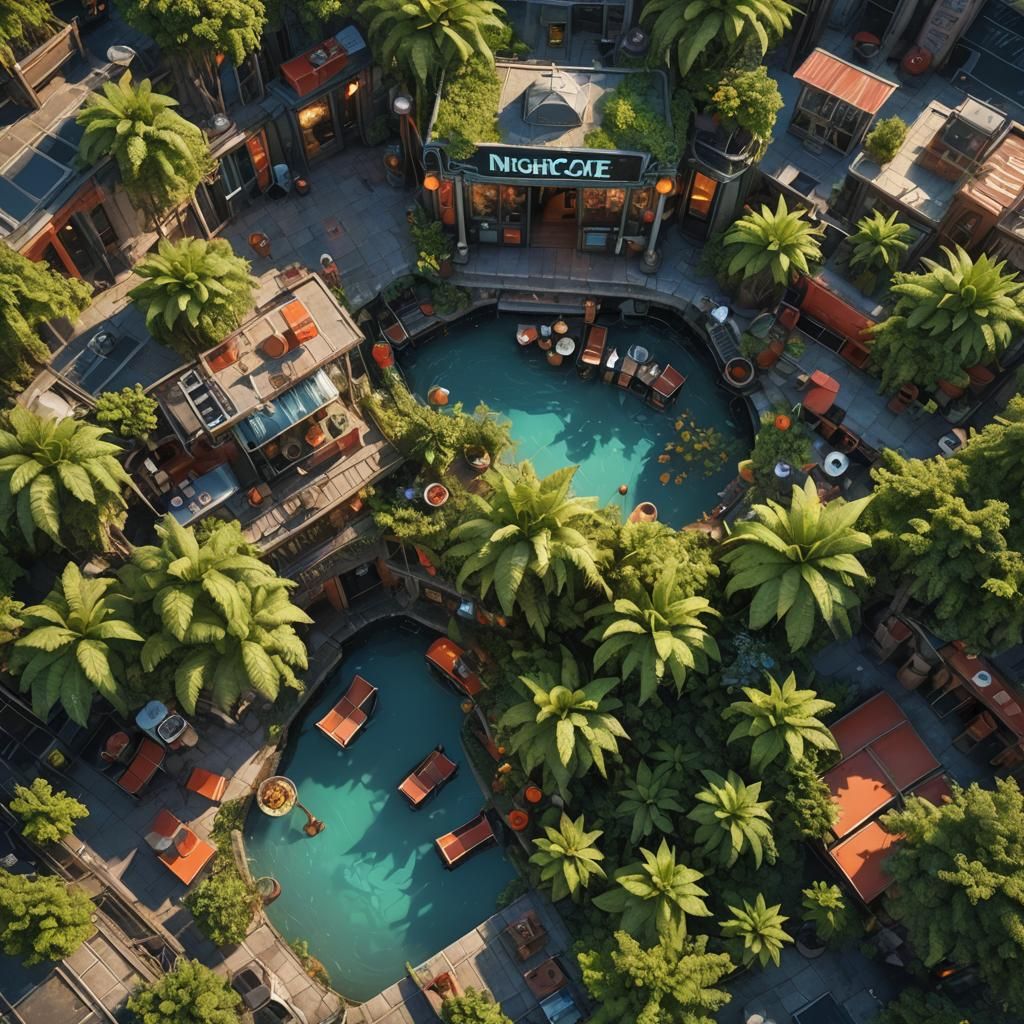 AI Art Platform Logo with Website Icons