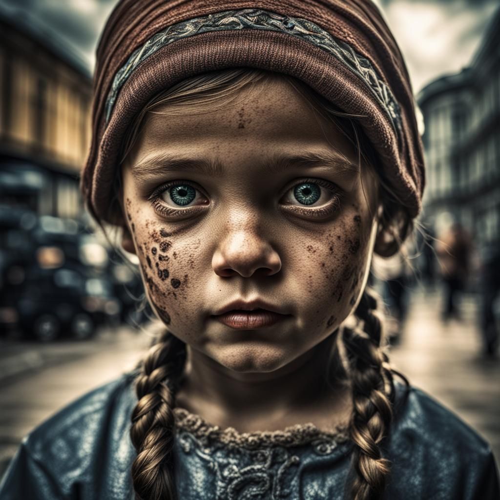 Hyperrealistic Portrait of a Girl in High Definition