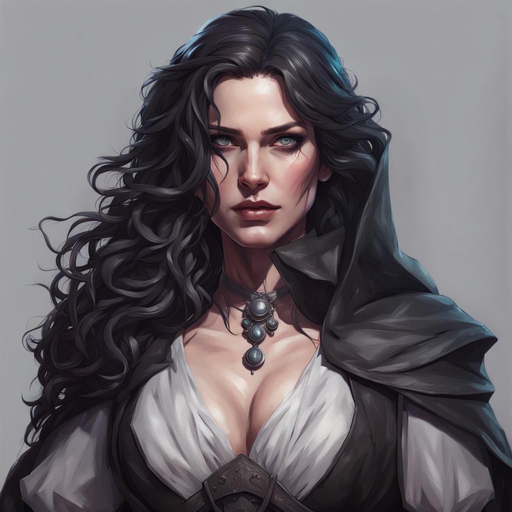 Detailed Portrait with Dynamic Lighting