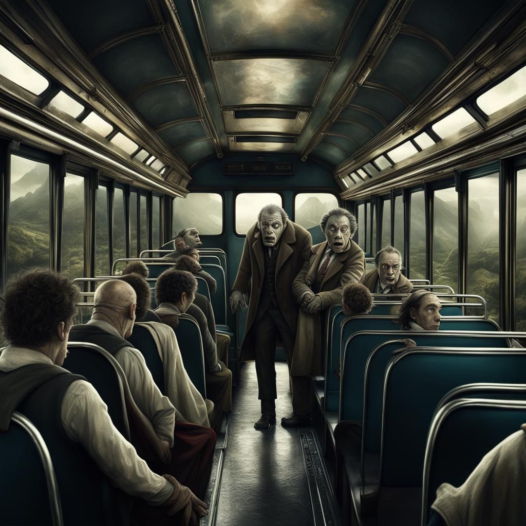 Universal Monsters' Zoo Trip: A Digital Painting