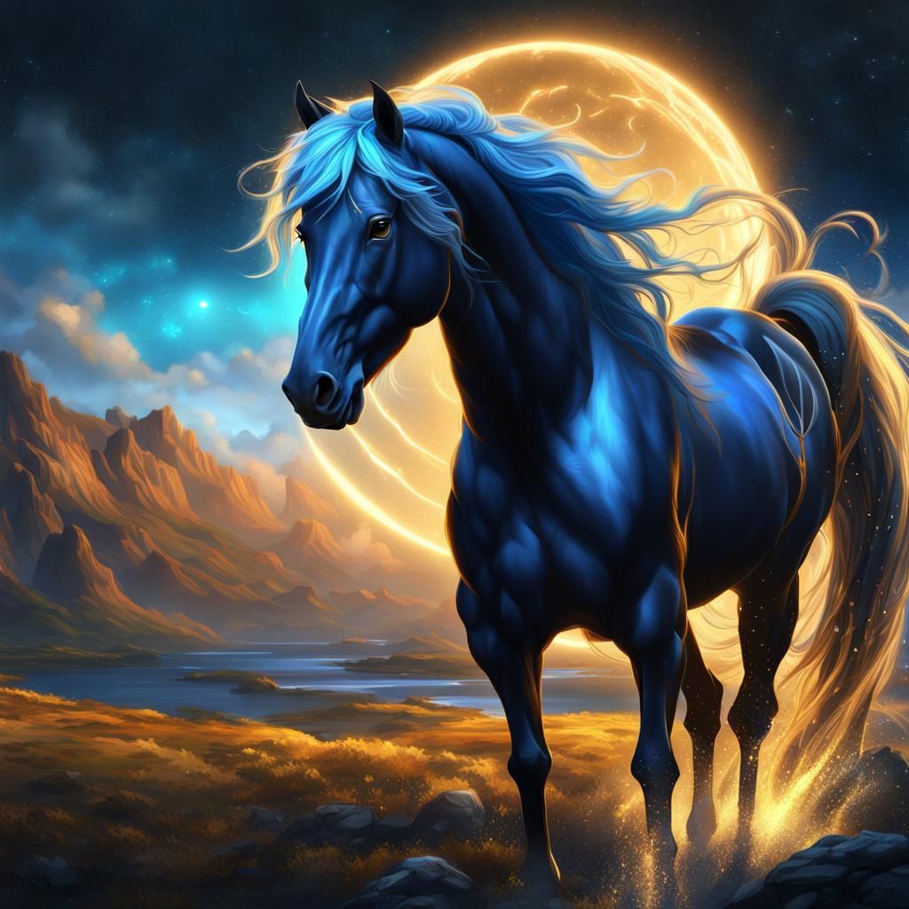 Golden Horse Profile Picture in Star Stable Style