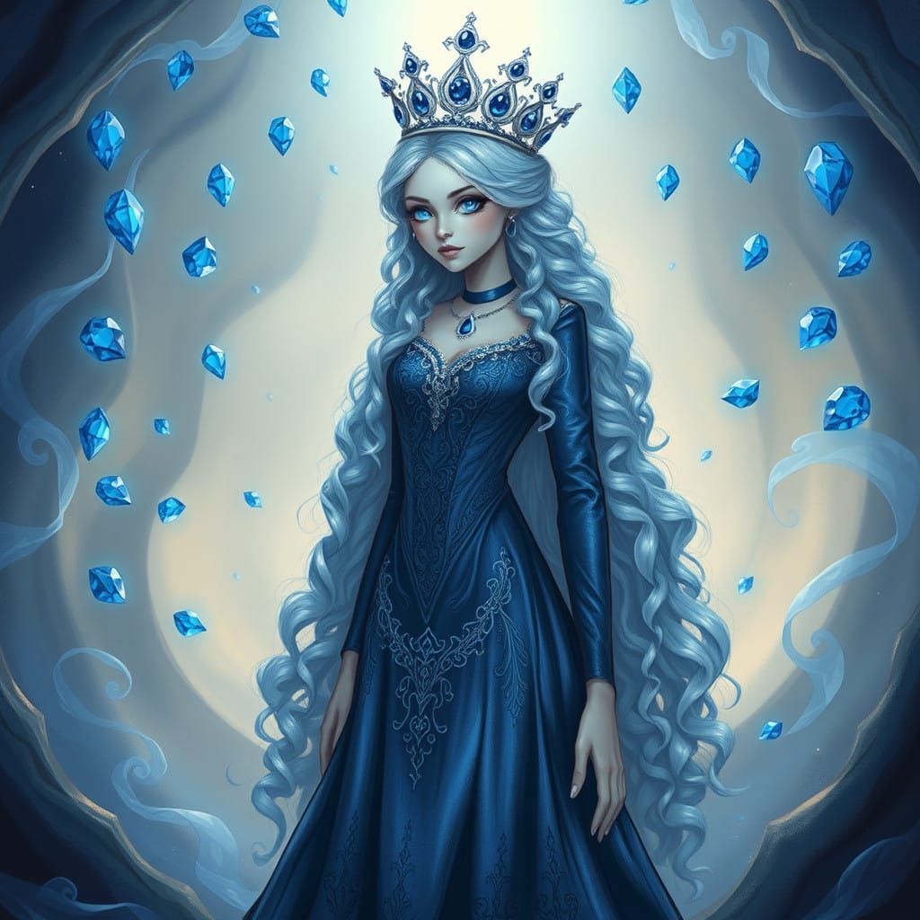 Regal Sapphire Queen Radiates Soft Power