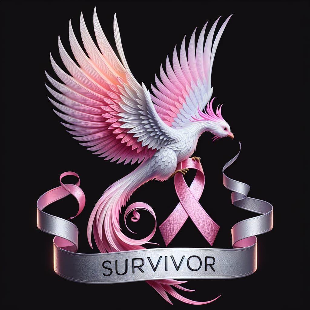 Pink Phoenix: Symbol of Hope and Survival