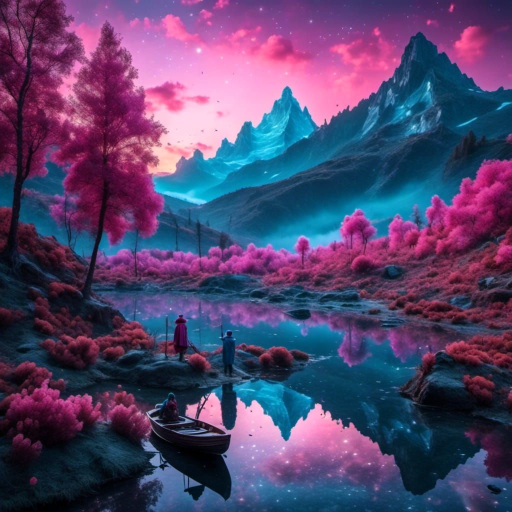Dreamscape of Twilight Peaks