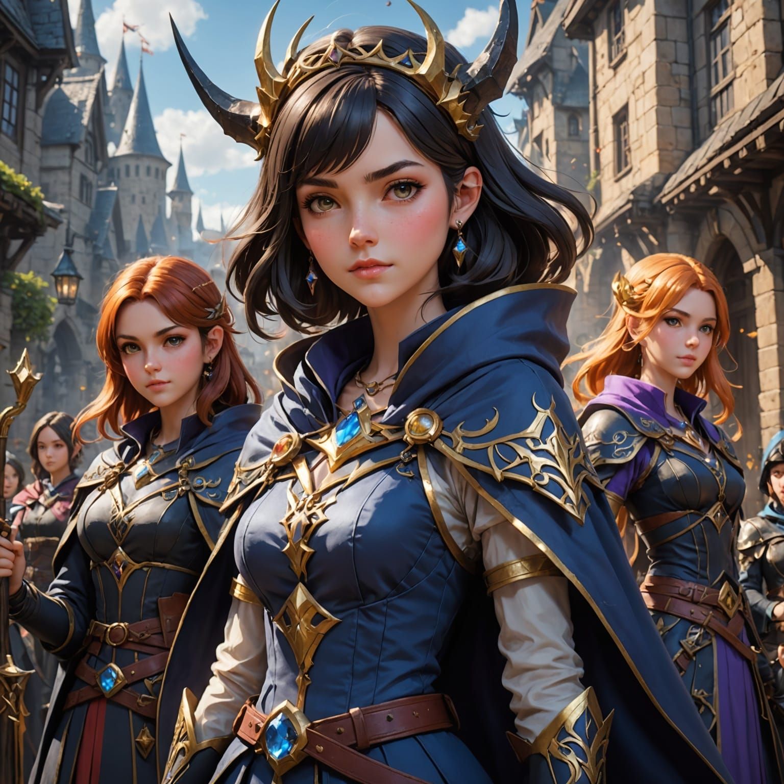 Rebellious Anime Princess in Stunning 3D Concept Art