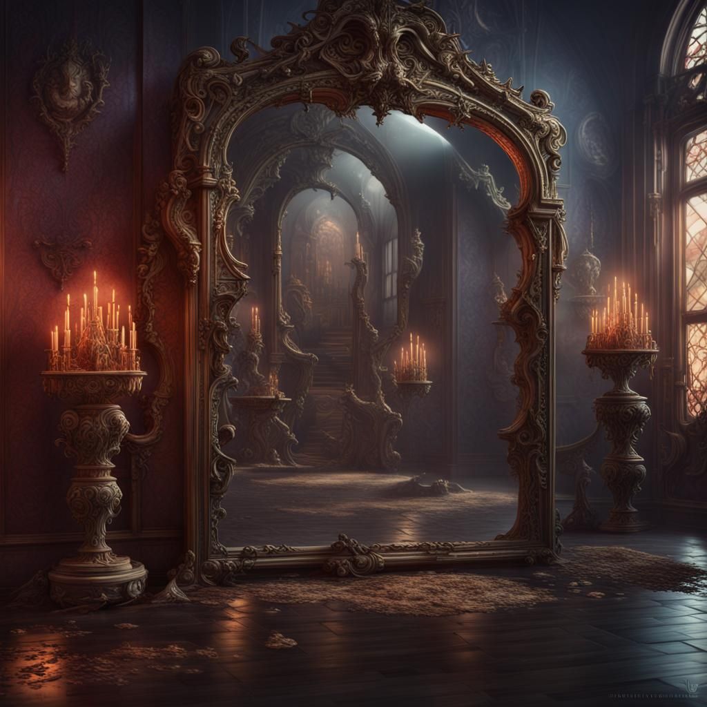 Fantastical Matte Painting in Deep Color, 8K