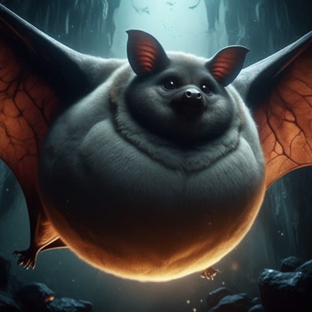 Ominous Fruit Bat Soars Through Dark Caverns in Impressive A...