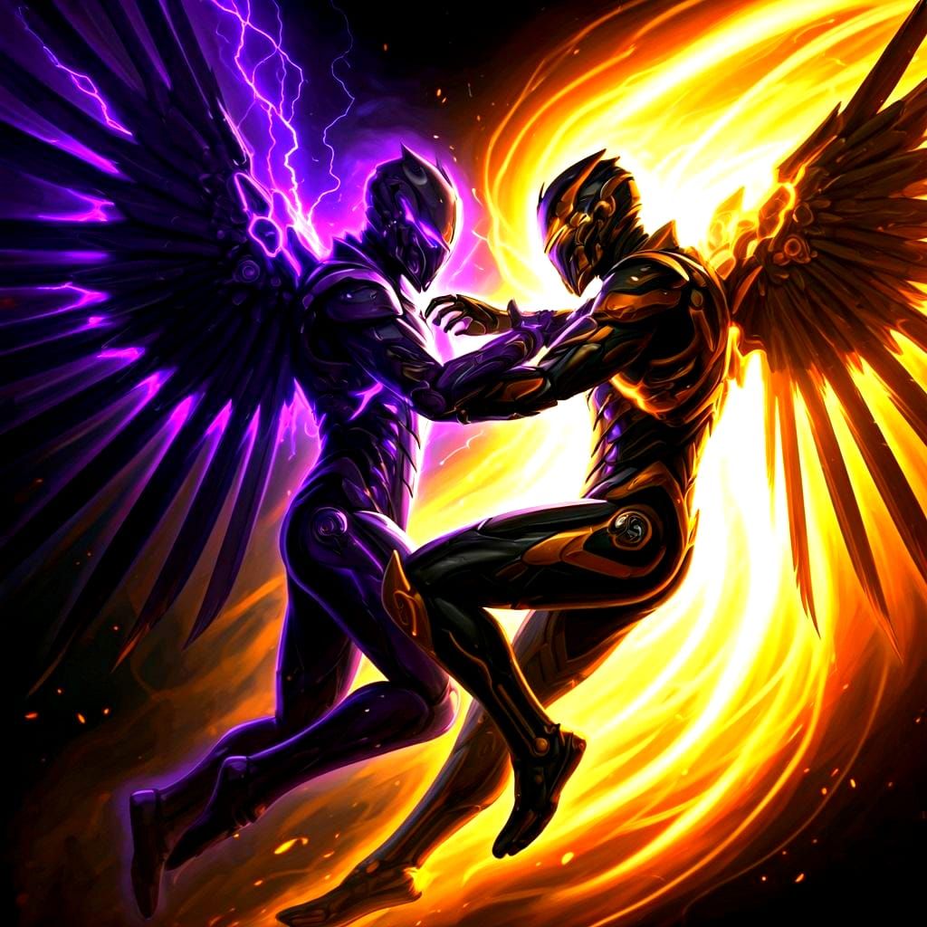 Golden Creator VS Dark Destroyer