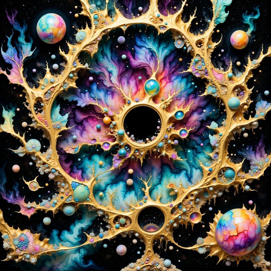 Magnified Human Skin Cell in Extreme Detail