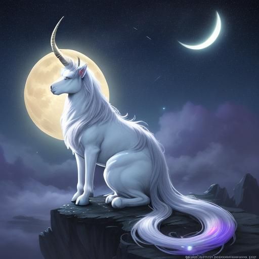 Sparkling Last Unicorn in Fantasycore Sky