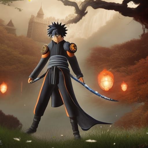 Naruto: Detailed Matte Painting in Unreal Engine 5