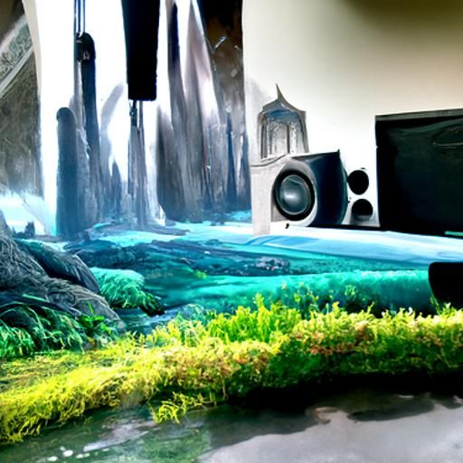 Evocative Music Therapy Matte Painting