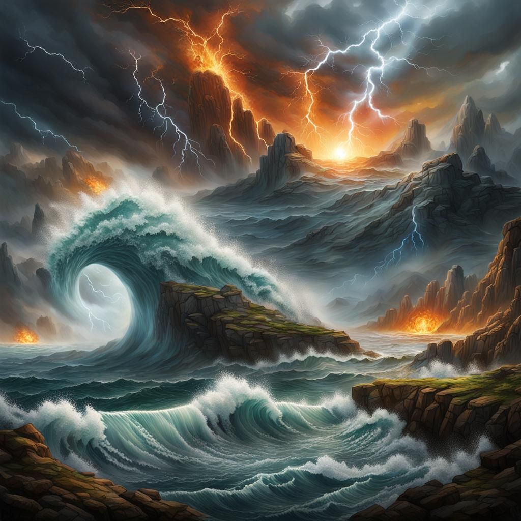 Majestic Forces: Capturing Nature's Fury