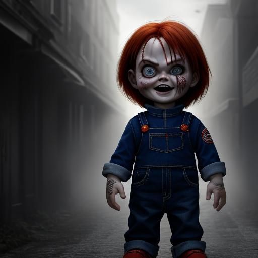 Sinister Doll with Menacing Gaze