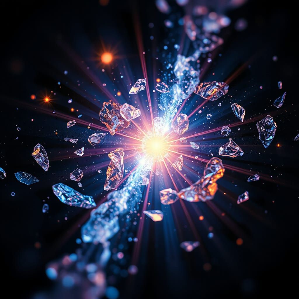 Radiant Mosaic with Intricate Details in HDR