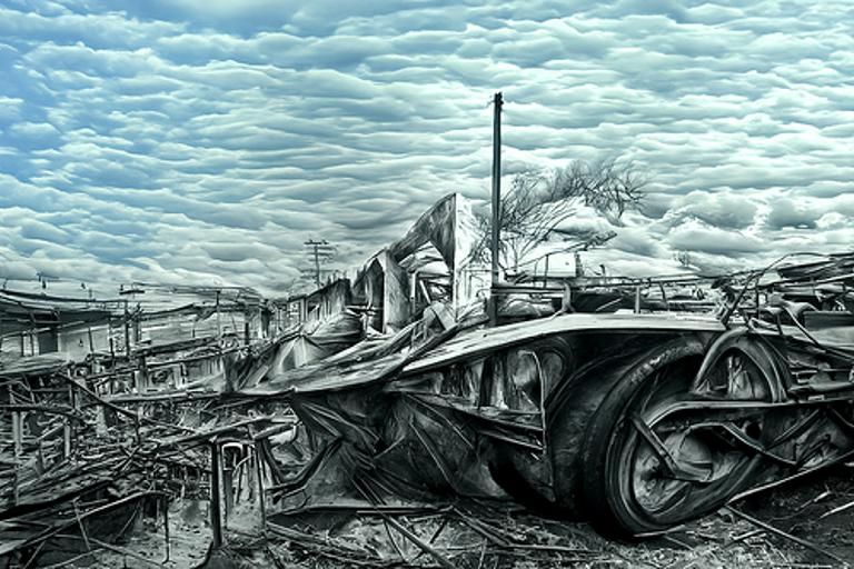 Detailed Grayscale Charcoal Drawing