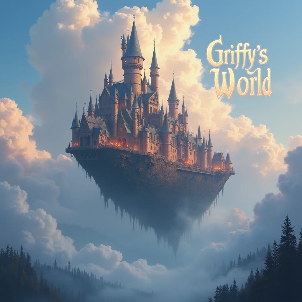 Griffy's World: Howl's Moving Castle Fantasy Landscape