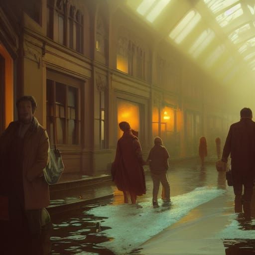 The Dursleys' Departure: Hyperdetailed Concept Art