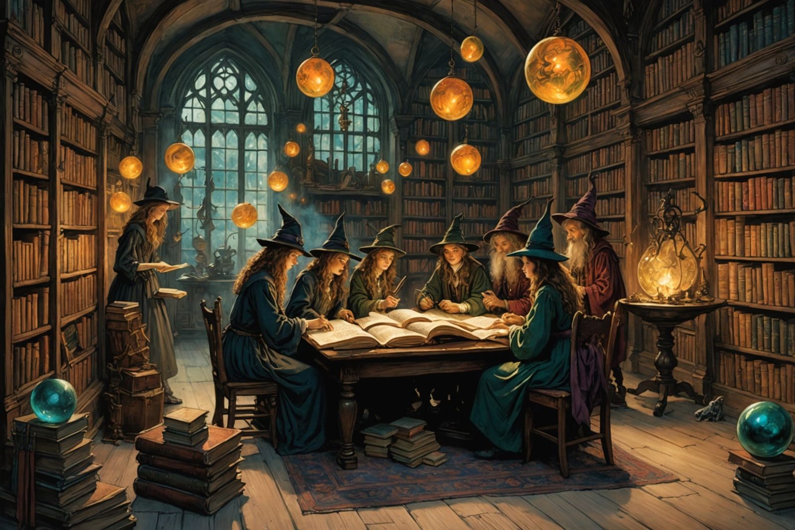 Magical Academy: Wizards Prepare for the School Year