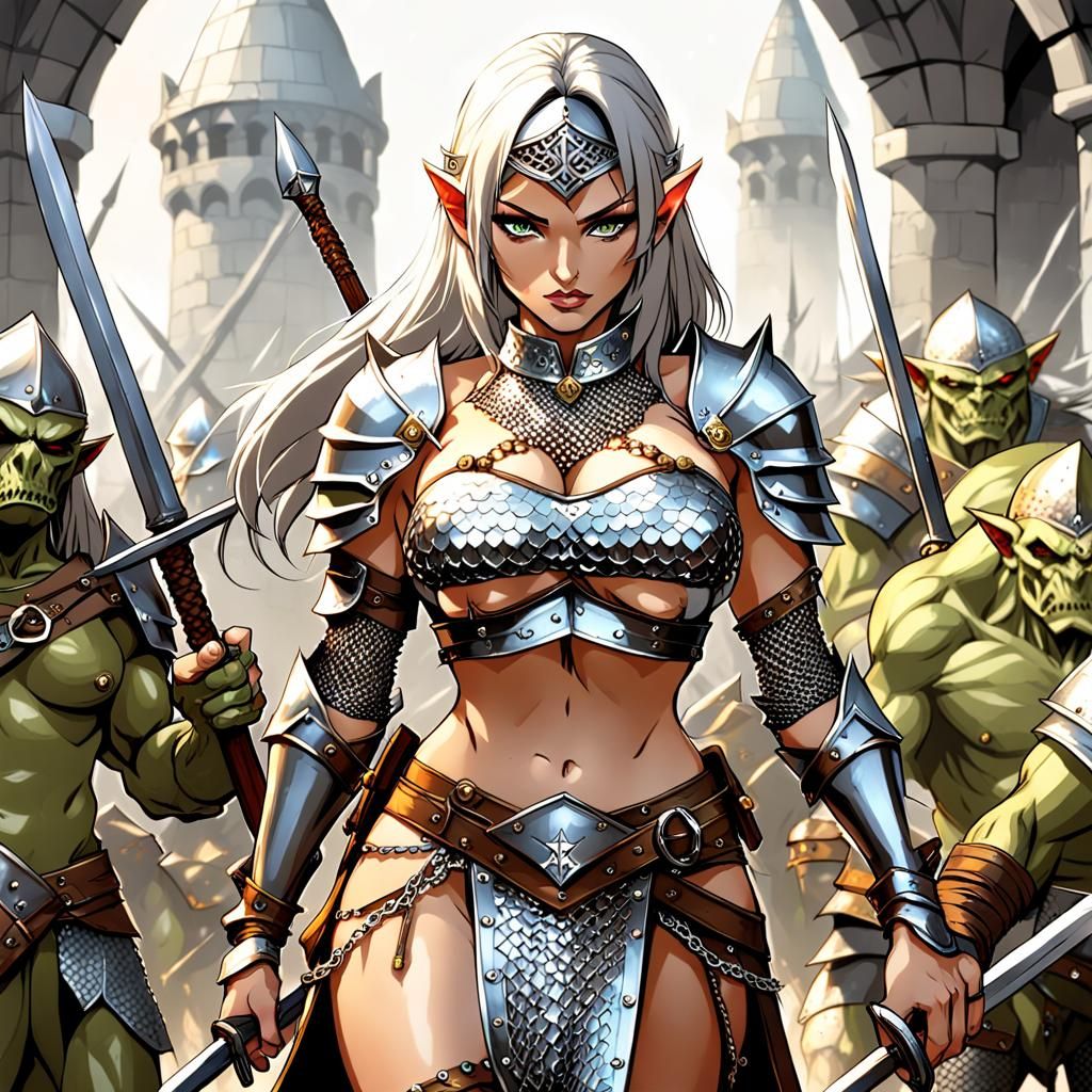 Captured Warrior Woman