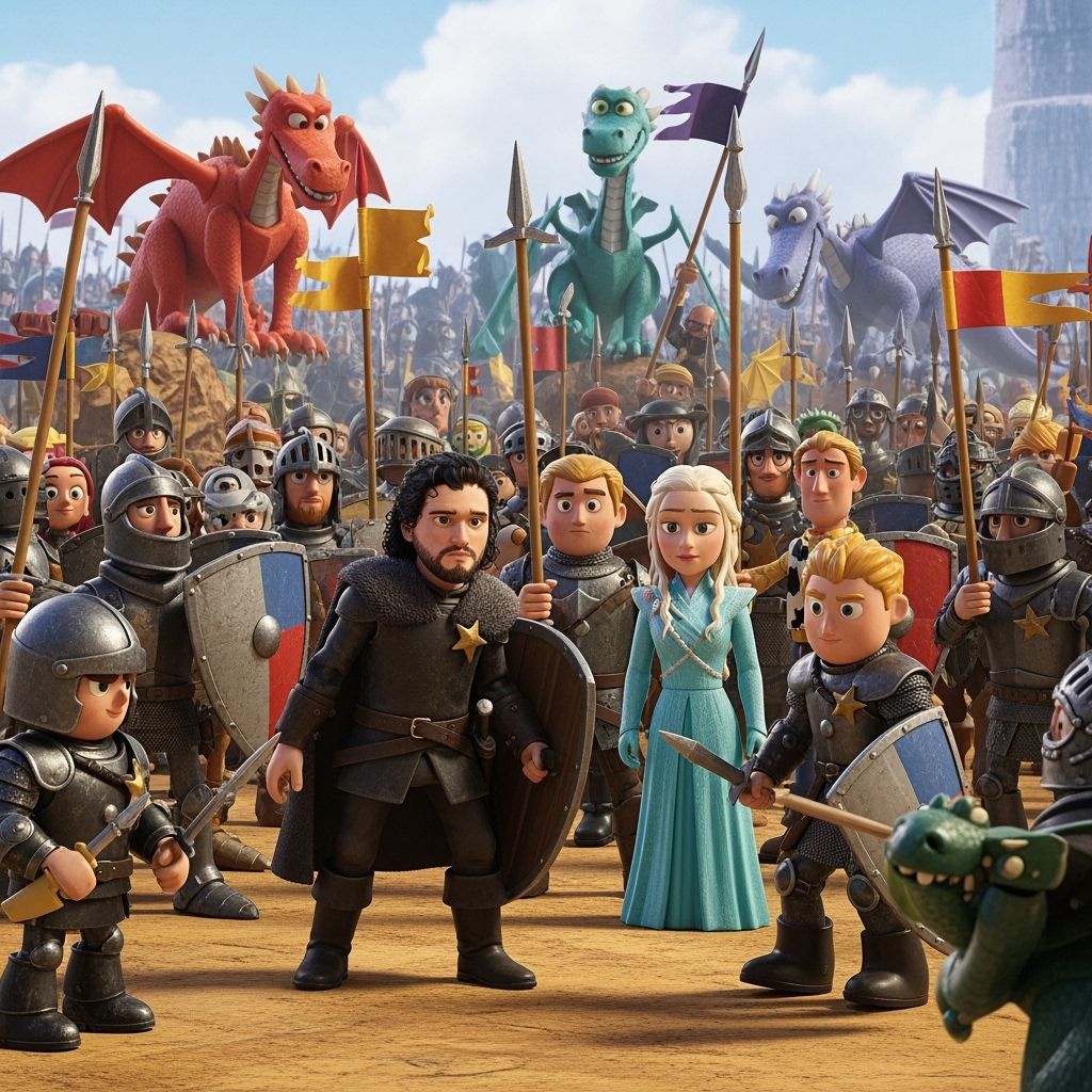 Game of Thrones Characters as Toy Story Figures