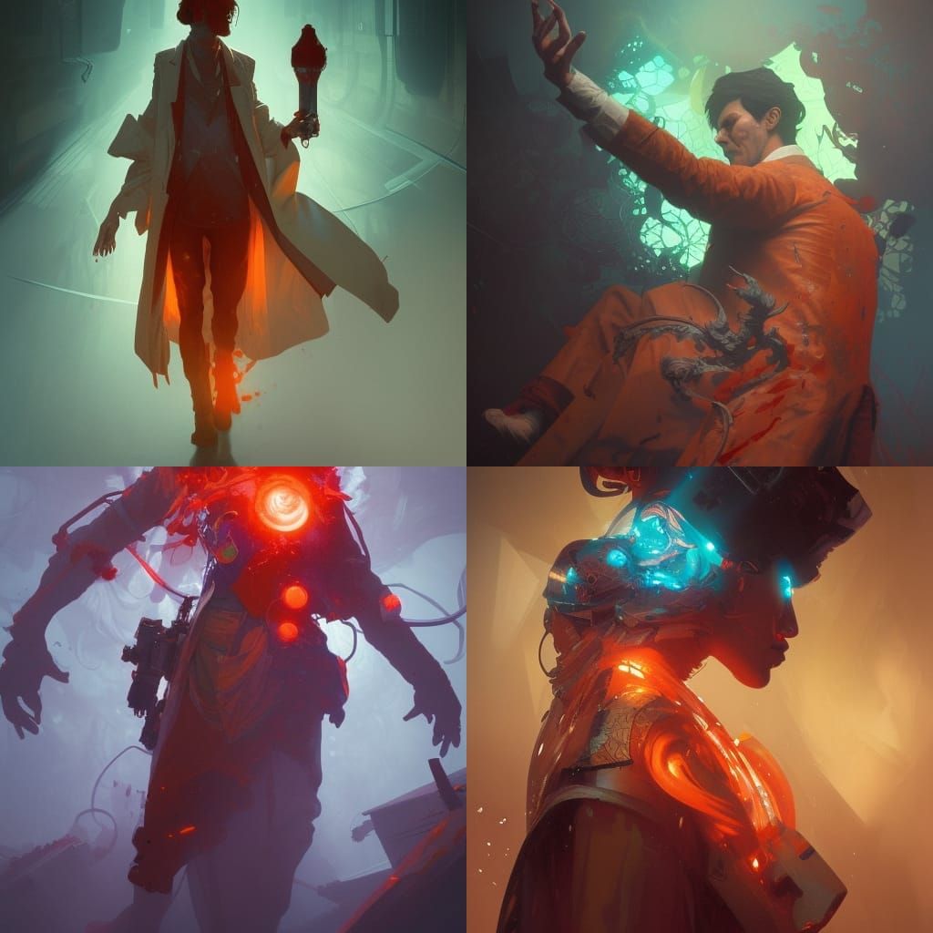 Bleeding Doctor: Hyperdetailed Concept Art