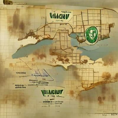 Post-Apocalyptic Cityscape in Fallout Style