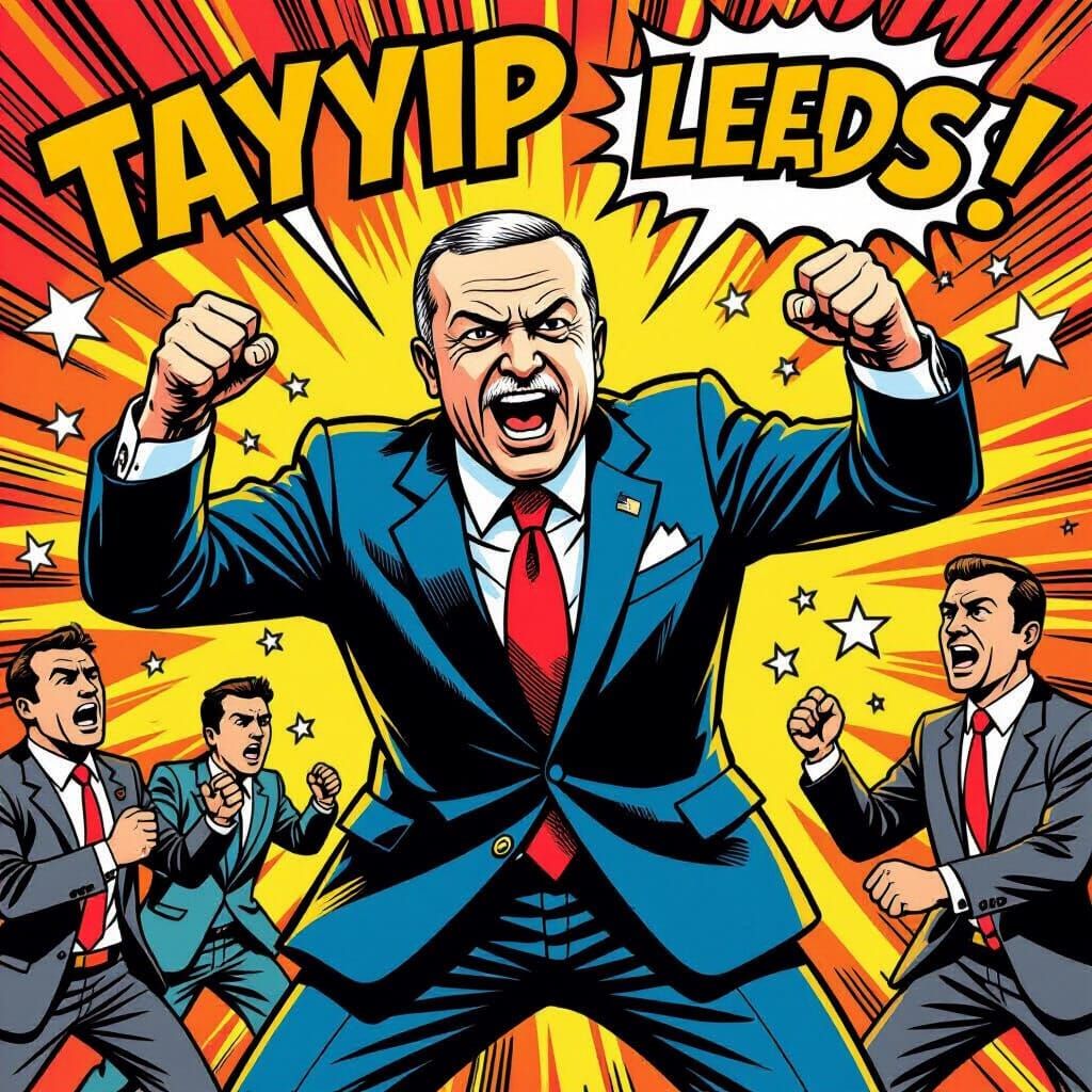 Erdogan in Comic Battle with Opposition Leaders