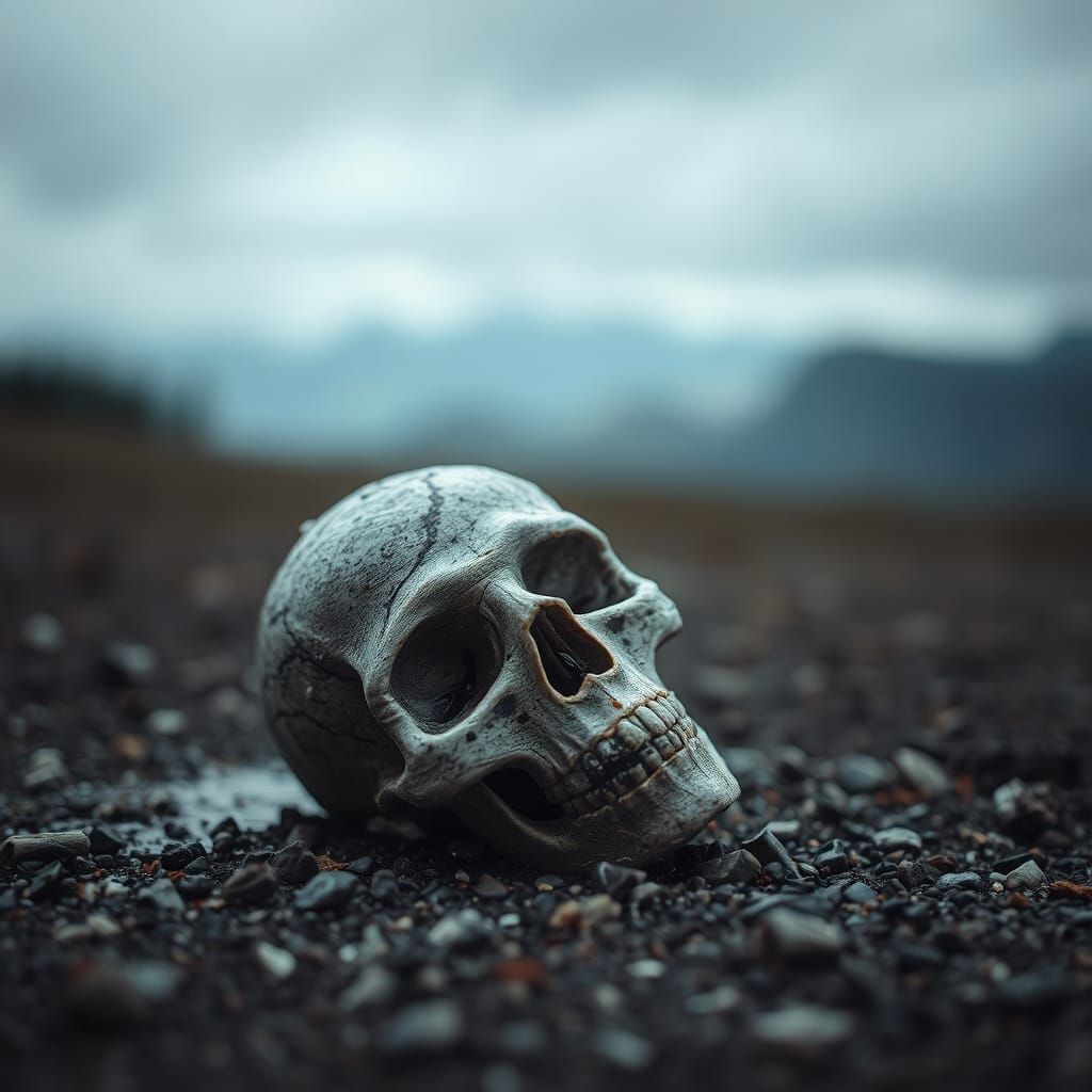 Bleak Kodama Bismuth Landscape Portrait