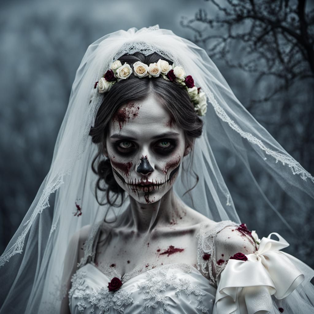 Ethereal Image of a Dead Bride