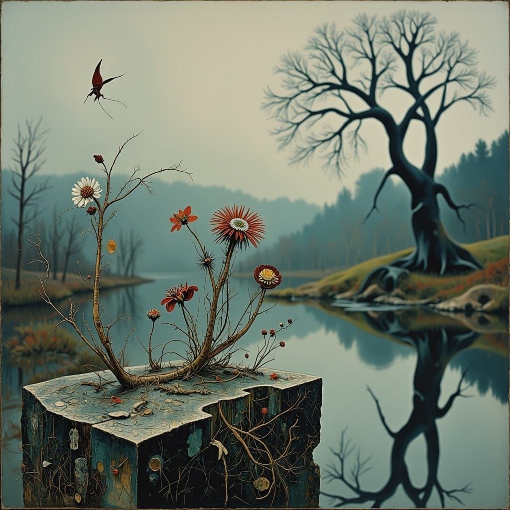 Ethereal Frost-Kissed Landscape