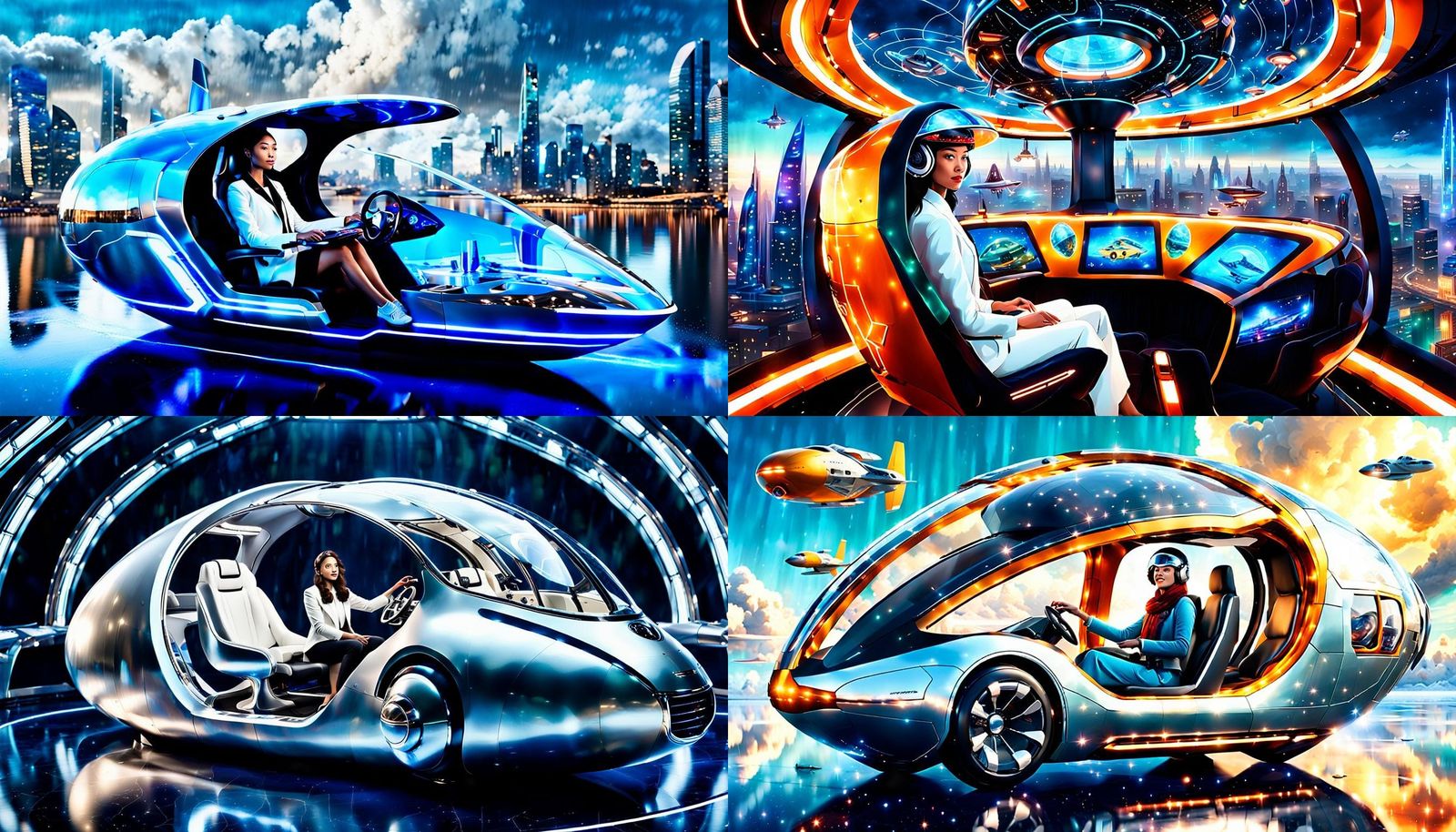 Hyperrealistic Everywhere Pod, Ultimate Vehicle of the Futur...