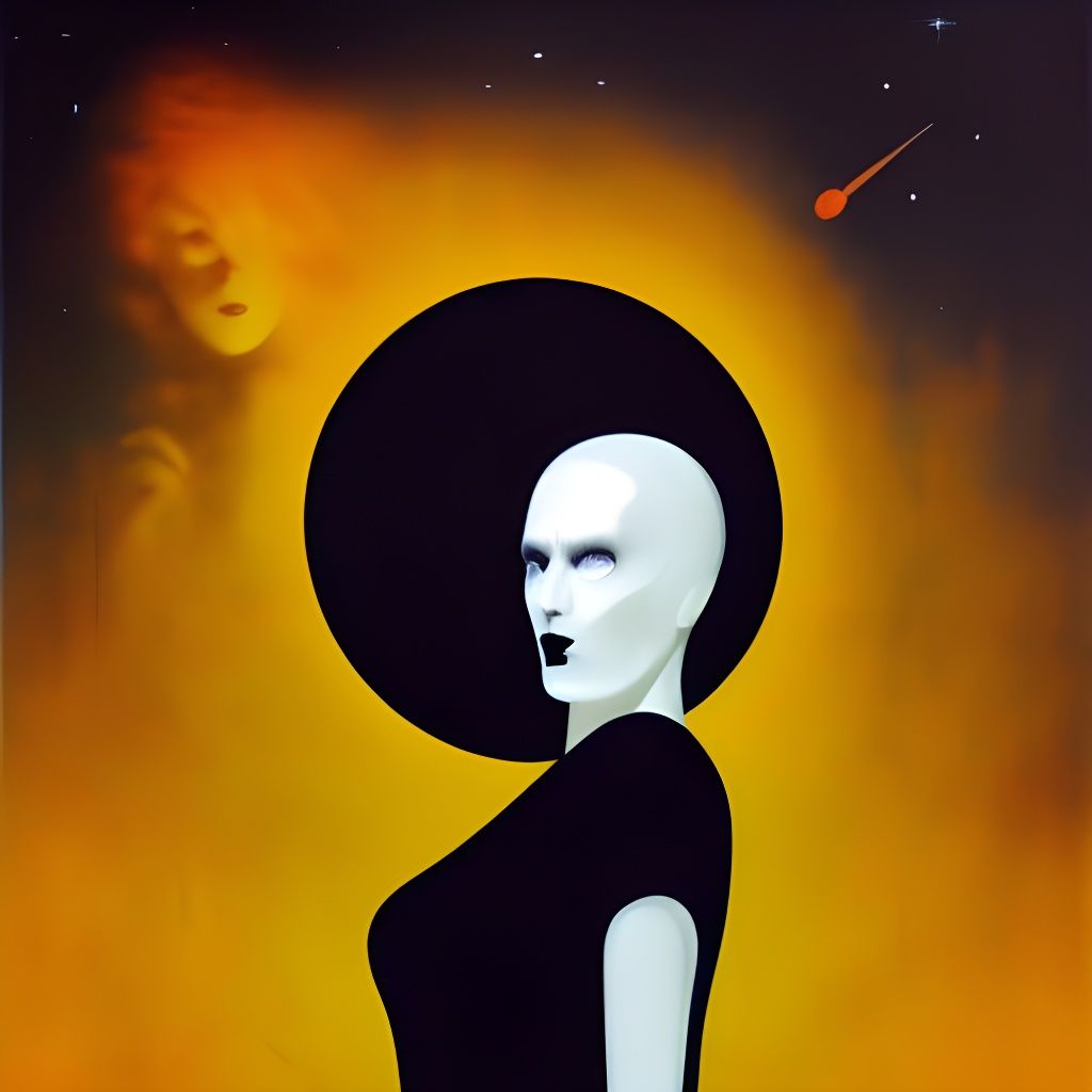 Eerie Sci-Fi Horror Art on the Threshold of Space