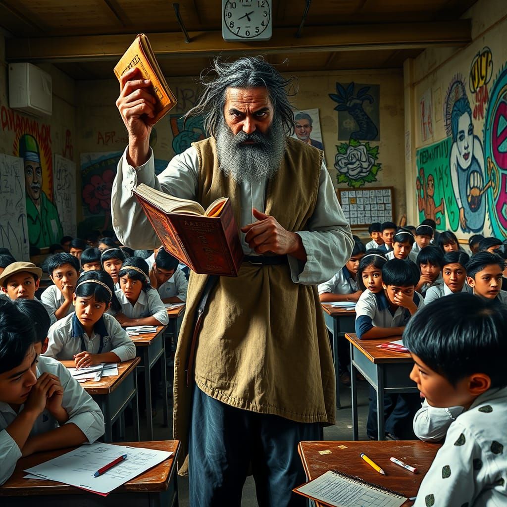 Al-Khwarizmi's Algebraic Rage: Classroom Chaos